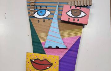 Inspiração cubista Picasso